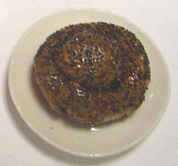 Dollhouse Miniature Round Challah